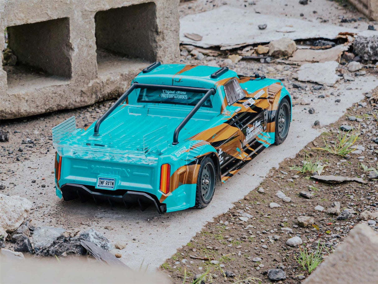Arrma INFRACTION 4X4 1/8 MEGA Resto-Mod Truck RTR Int, Teal/Bronze