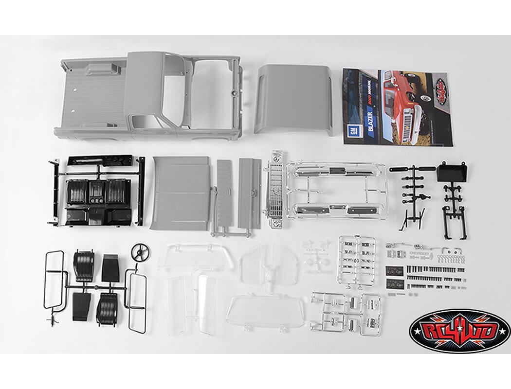 RC4WD CHEVROLET BLAZER HARD BODY COMPLETE SET