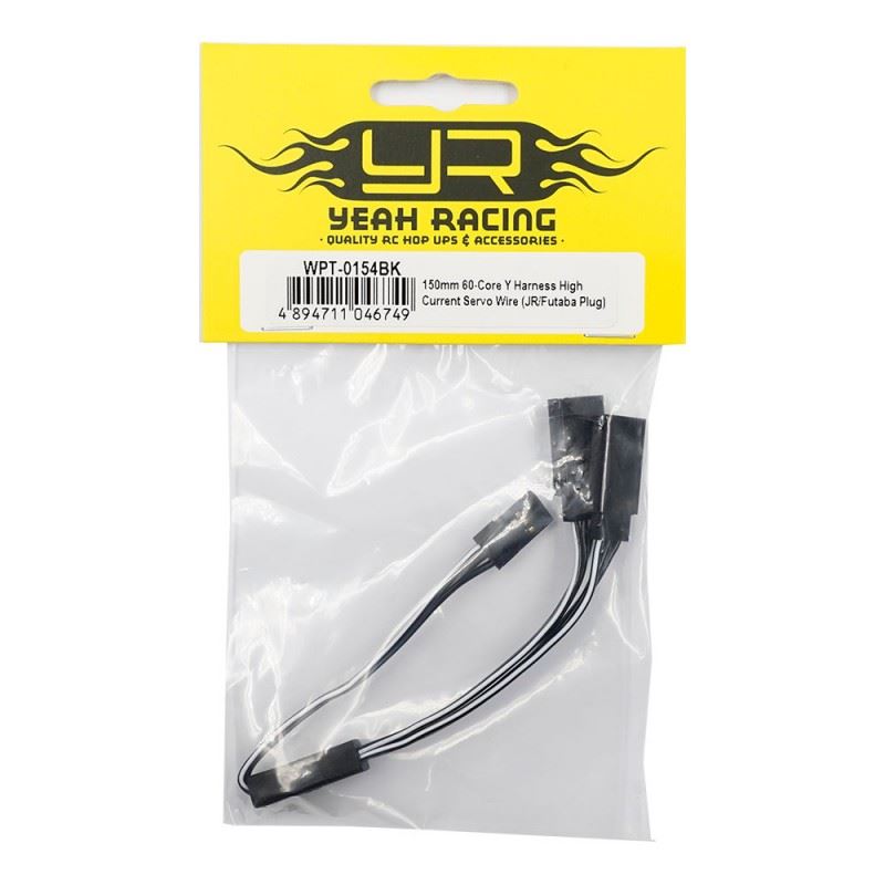 Yeah Racing 150mm 60-Core Y Harness High Current Servo Wire (JR/Futaba Plug)