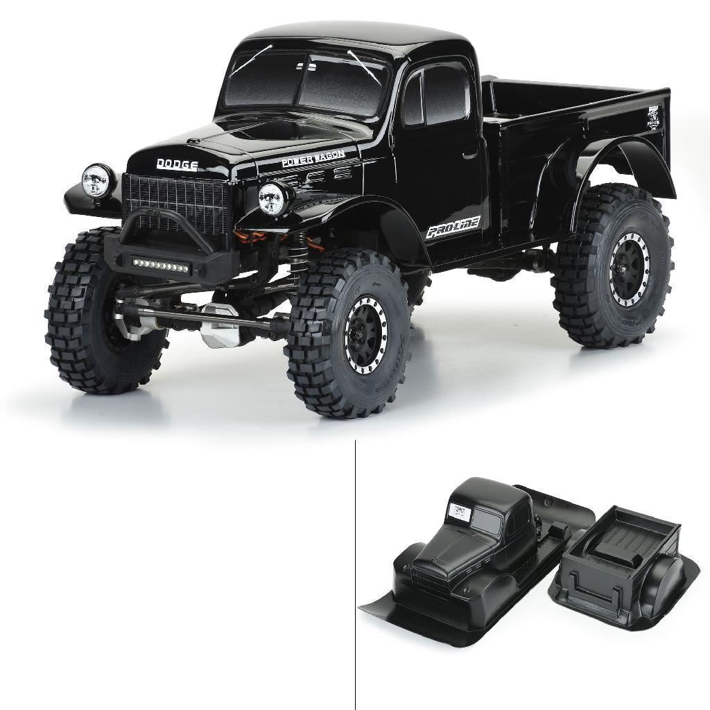 Proline 1/10 1946 Dodge Power Wagon Black Body 12.3In (313mm) Wb Craw