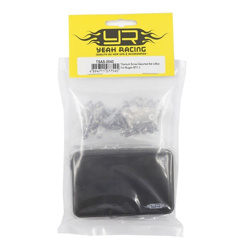 Yeah Racing Titanium Screw Assorted Set W/Box For Mugen Mtc-3
