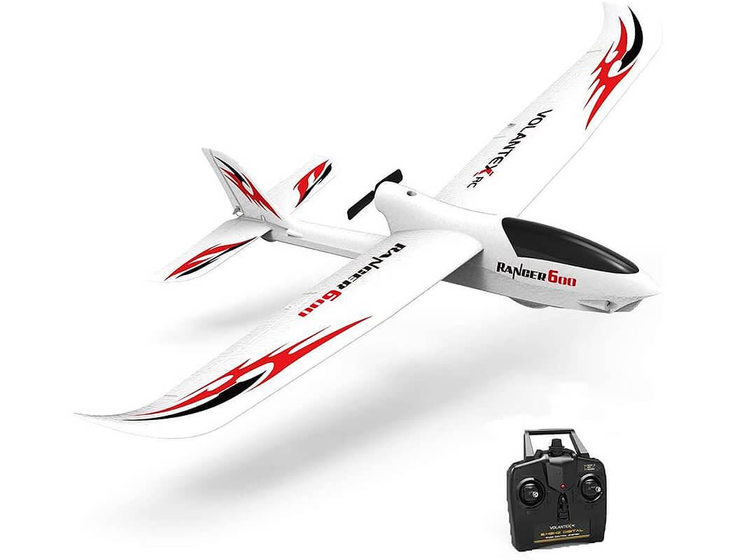 Volantex Ranger 600 Stunt 4Ch Glider 600Mm With Gyro Rtf White