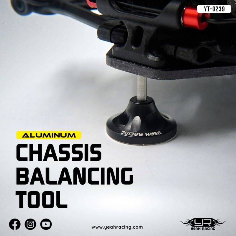 Yeah Racing Aluminum Chassis Balancing Tool 2Pcs