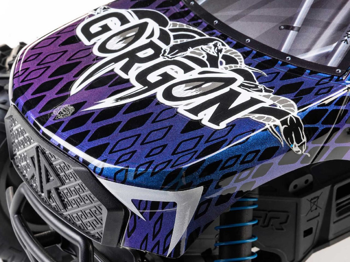 Arrma 1/10 Gorgon 223S 2Wd Rtr Monster Truck, Blue/Black