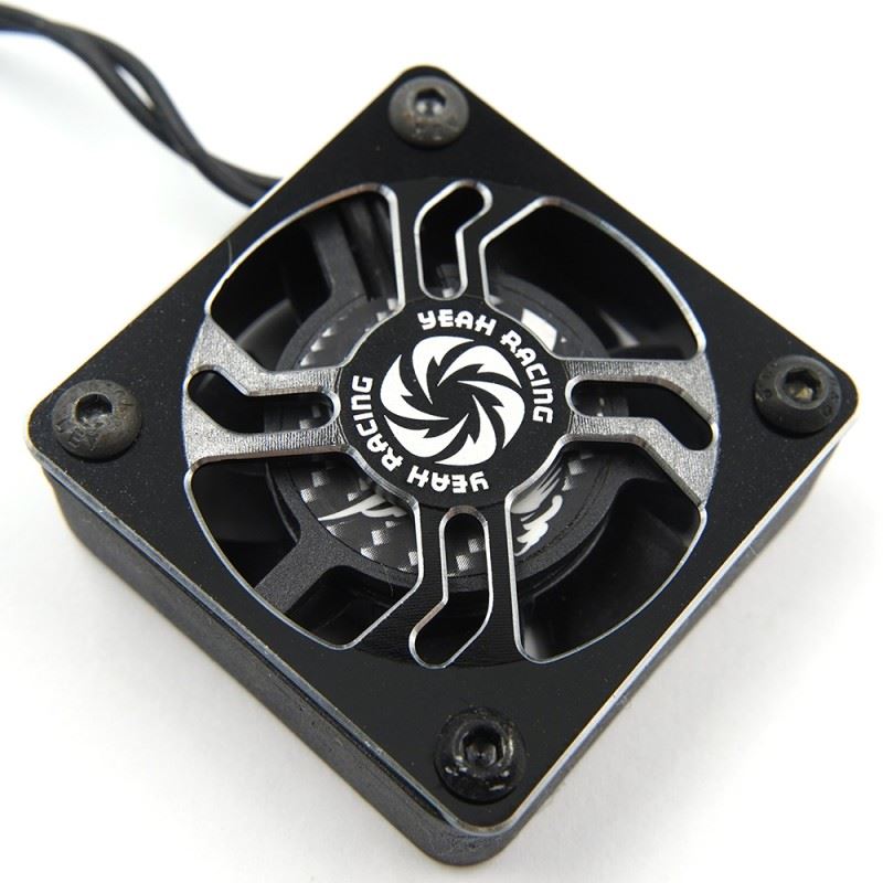 Yeah Racing Aluminum 40mm Fan Protector Black