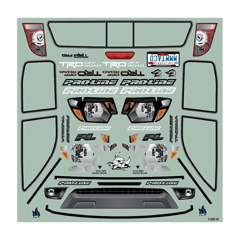 Proline 1/10 2015 Toyota Tacoma Trd Pro Clear Body 12.3In (313mm) Whe