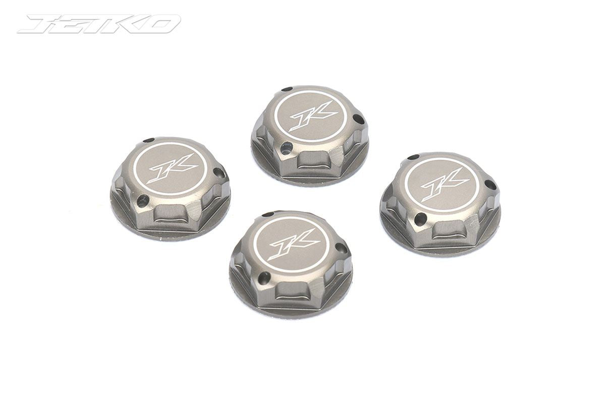 Jetko 17Mm Aluminum Closed Wheel Nut 17Mm (4) Hard Anodizing