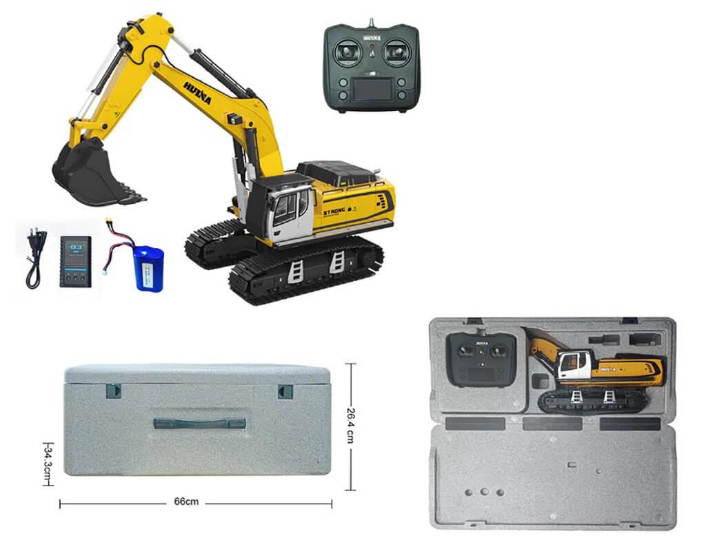 HUINA 1/14 FULL ALLOY 23CH 2.4G EXCAVATOR