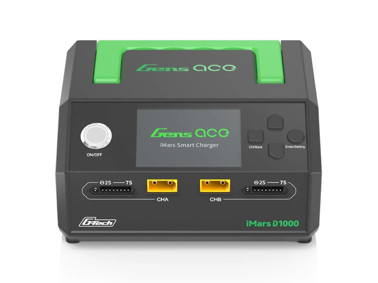 Gens Ace Imars D1000 G-Tech Dual Smart Charger Ac 1000W