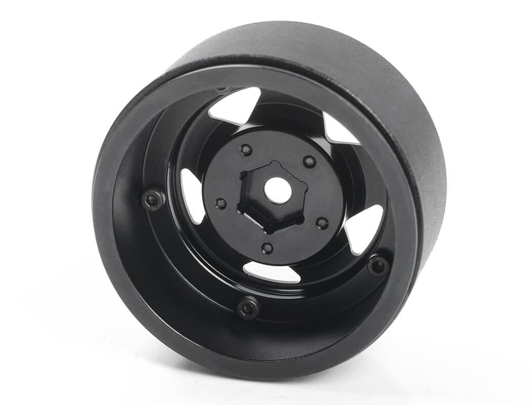RC4WD SEREN 2.2 BEADLOCK WHEELS W/ CENTER CAPS (BLACK)