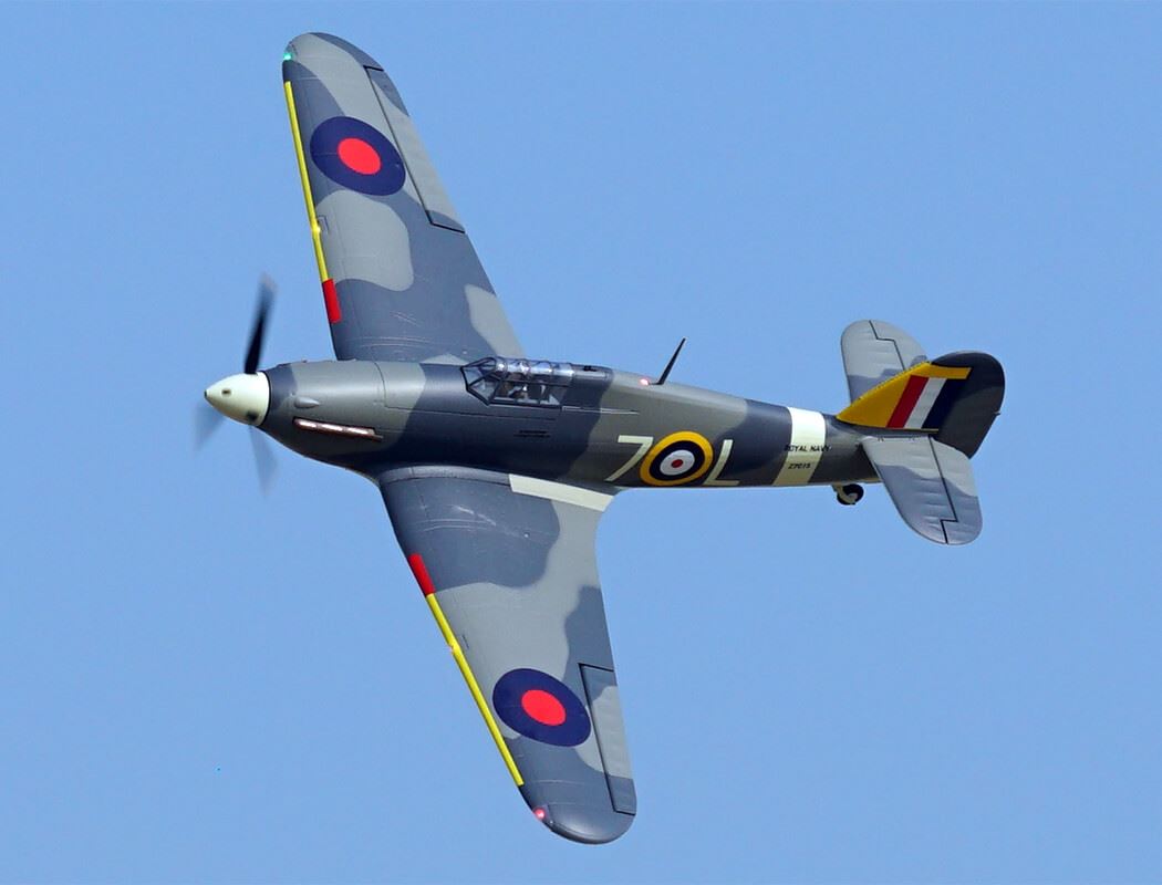 Xfly Hawker Sea Hurricane Mk1 Grey/Green 1200Mm Pnp