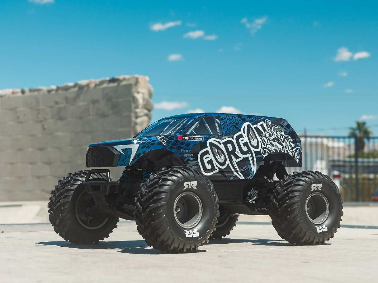 Arrma 1/10 Gorgon 223S 2Wd Rtr Monster Truck, Blue/Black