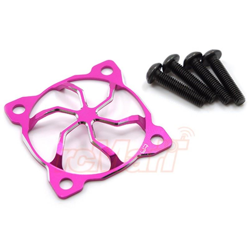 Yeah Racing 3D Whirlwind 30 X 30mm Fan Protector Pink
