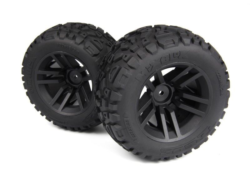 Mounted Mixblok Tire On Xt Wheel (Black/2Pcs)