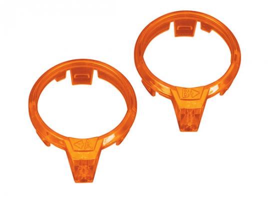 Traxxas Led Lens, Motor, Orange (Left & Right)