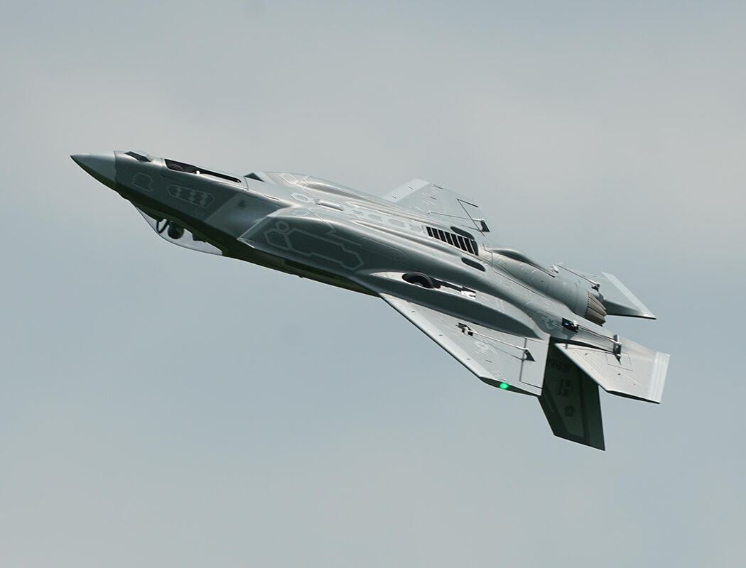 Xfly 64Mm F-35 Lightning Edf 750Mm No Retract Without Tx/Rx/Batt