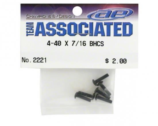 Team Associated 4-40 X 7/16" Button Head Cap Screw