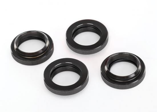 TRAXXAS Spring retainer (adjuster), PTFE-coated alum, GTX shocks (4)