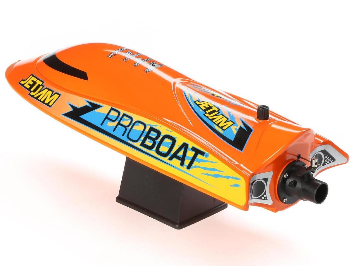 ProBoat Jet Jam V2 12in Self-Righting Pool Racer Brushed RTR, Orange