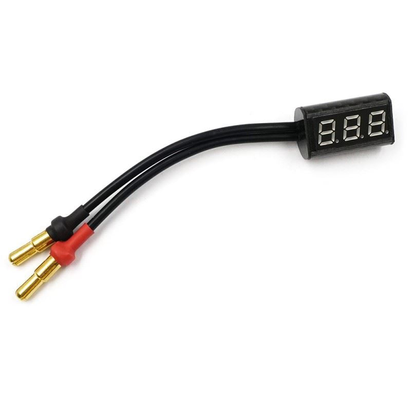 Yeah Racing Carbon Cased 1-5s Battery Voltage Checker