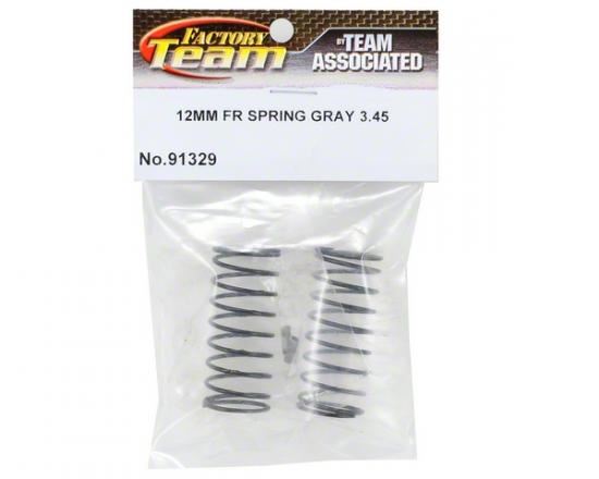 ASSOCIATED 12MM BIG BORE FRONT SPRING GREY 3.45LB