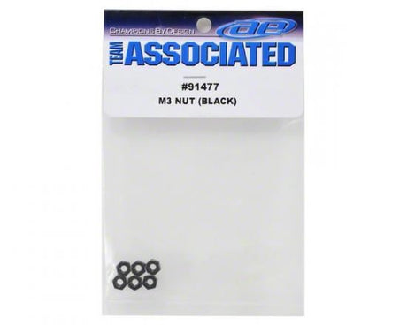ASSOCIATED M3 NUT (BLACK)