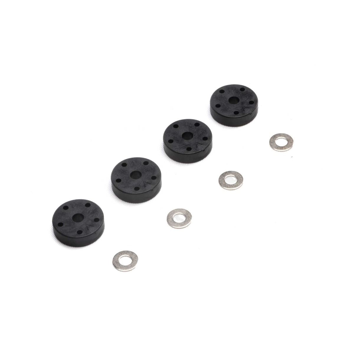 Axial SCX6: Shock Piston & Shim Set (4)