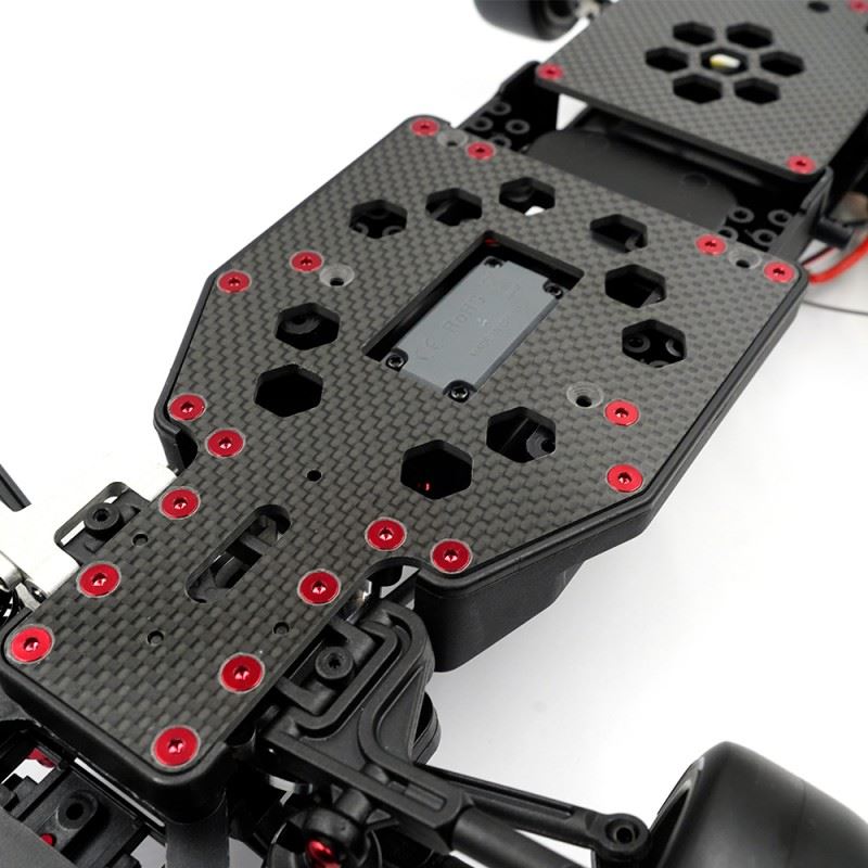 Yeah Racing Graphite 2.5Mm Chassis For Kyosho Fazer D2 Fzd2
