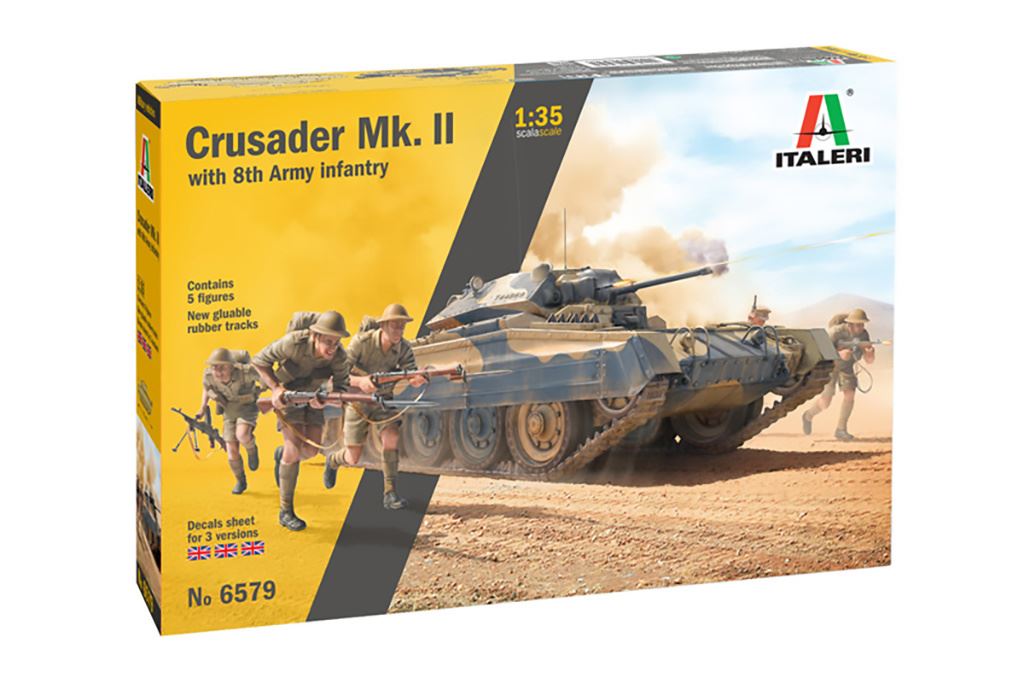 Italeri Crusader Mk. II with 8th Army Infantry