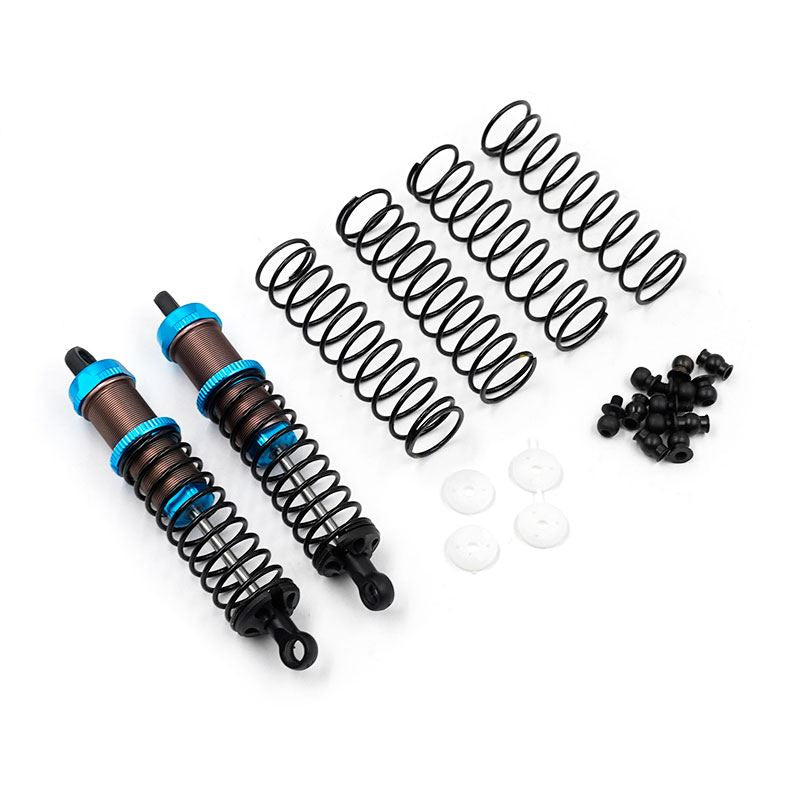 Yeah Racing Aluminum Big Bore Go 90mm Damper 2pcs for 1/10 RC Off Road Car Blue