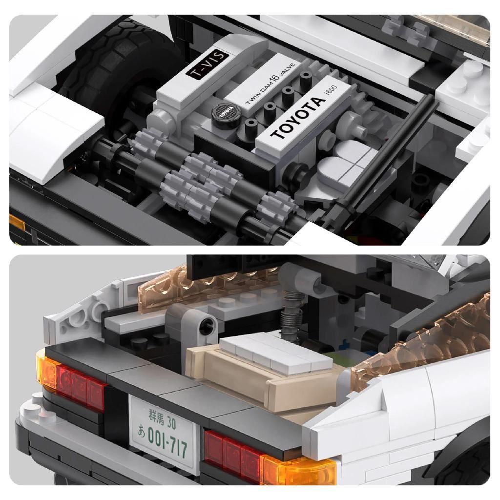 Cada Initial D 1:12 Toyota Trueno Ae86 - 1324 Pcs