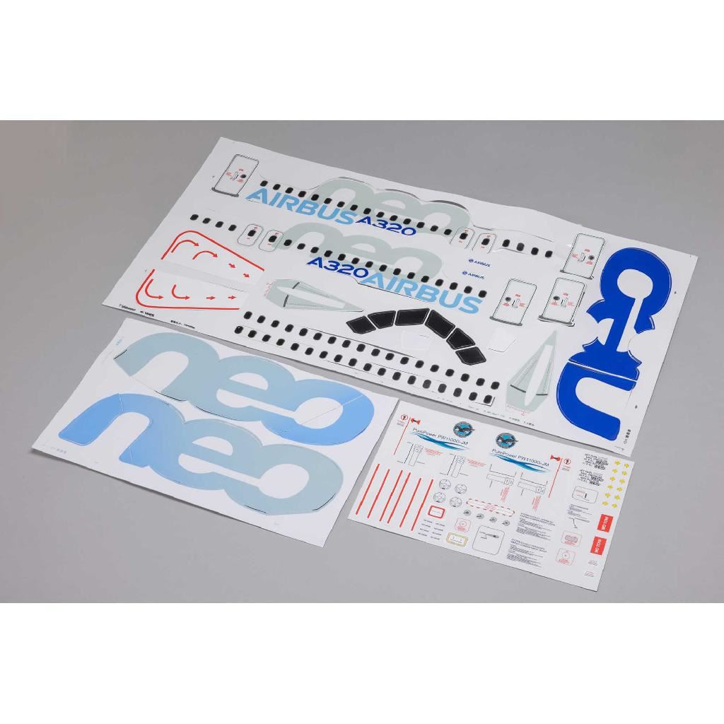 E Flite Decal Set: Airbus A320 1.5M Airliner 64Mm Edf Jet