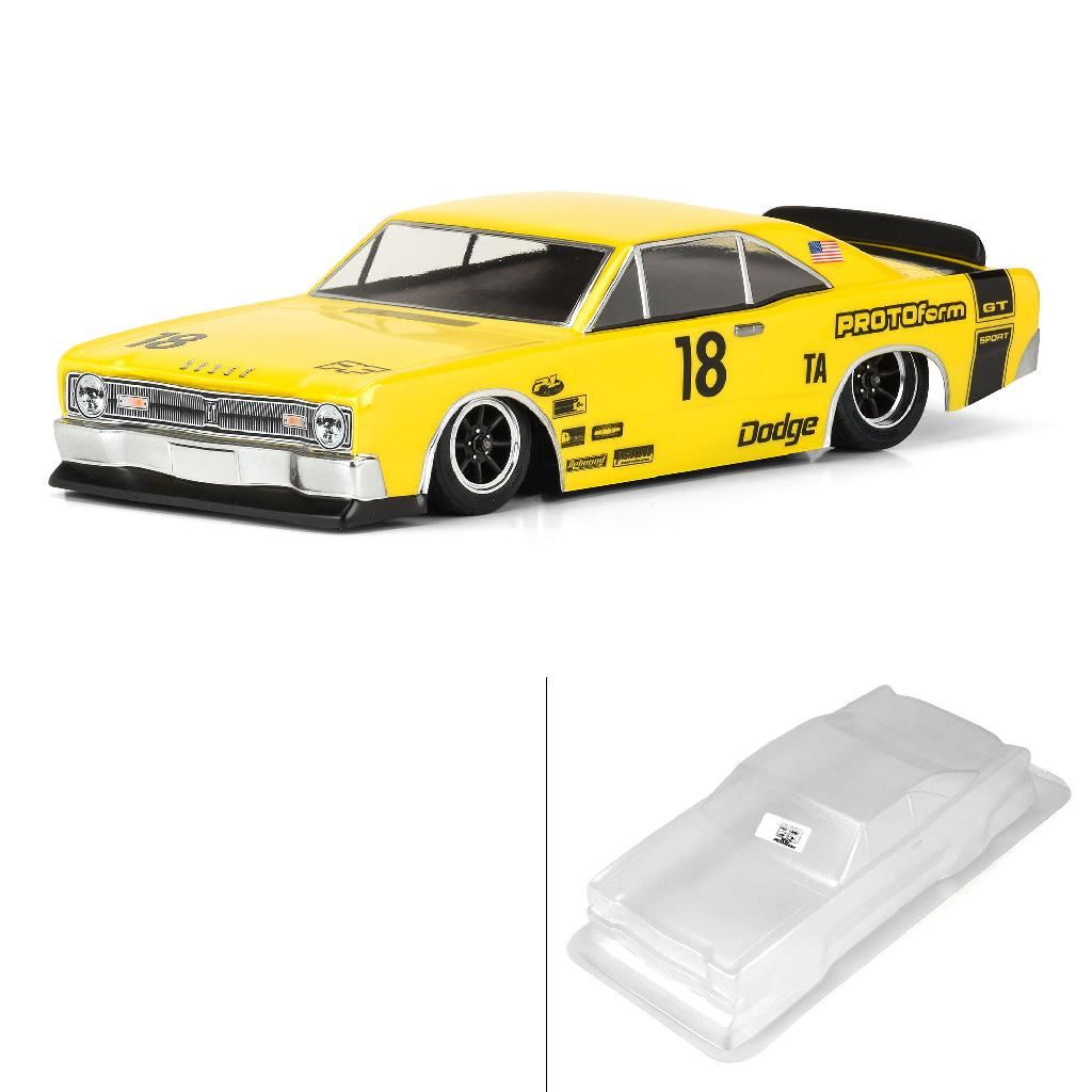 PRM 1/10 1967 Dodge Dart Clear Body: Vintage Trans-Am