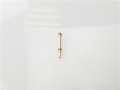 RACTIVE 1 Hole Stanchion, Brass 10mm (Pk10)