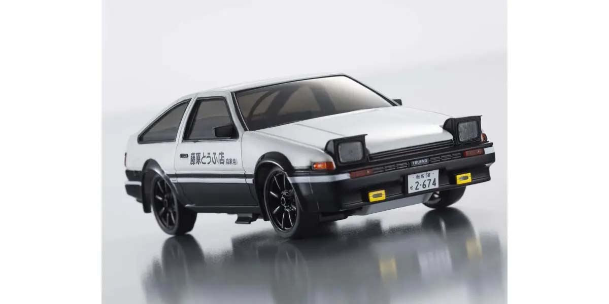 Kyosho First Mini-Z 1:28 Initial-D Toyota Sprinter Trueno Ae86 Wh/Bk