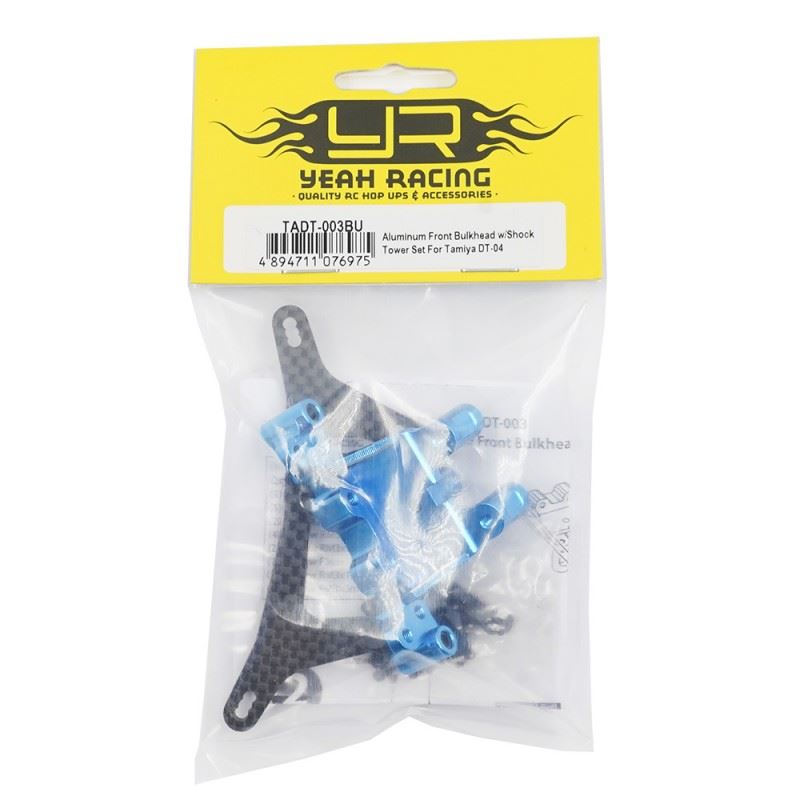 Yeah Racing Aluminum Front Bulkhead W/Shock Tower Set For Tamiya Dt-04