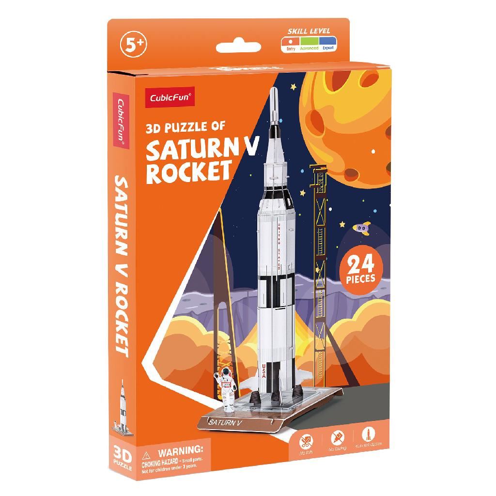 Cubicfun Saturn V Rocket (24 Pieces)