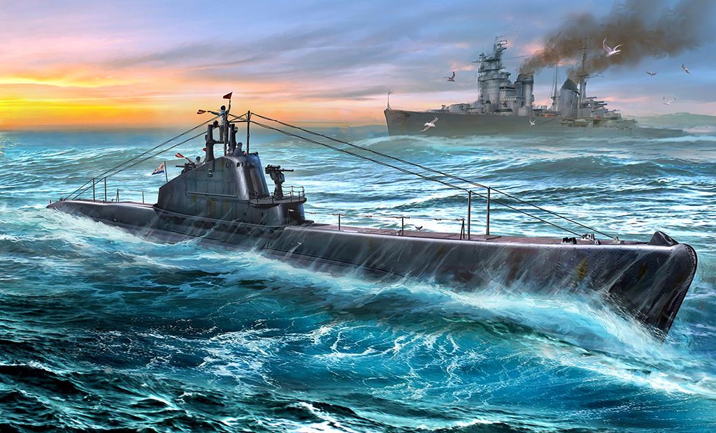 Zvesda inShchukain Class Russian Submarine WWII