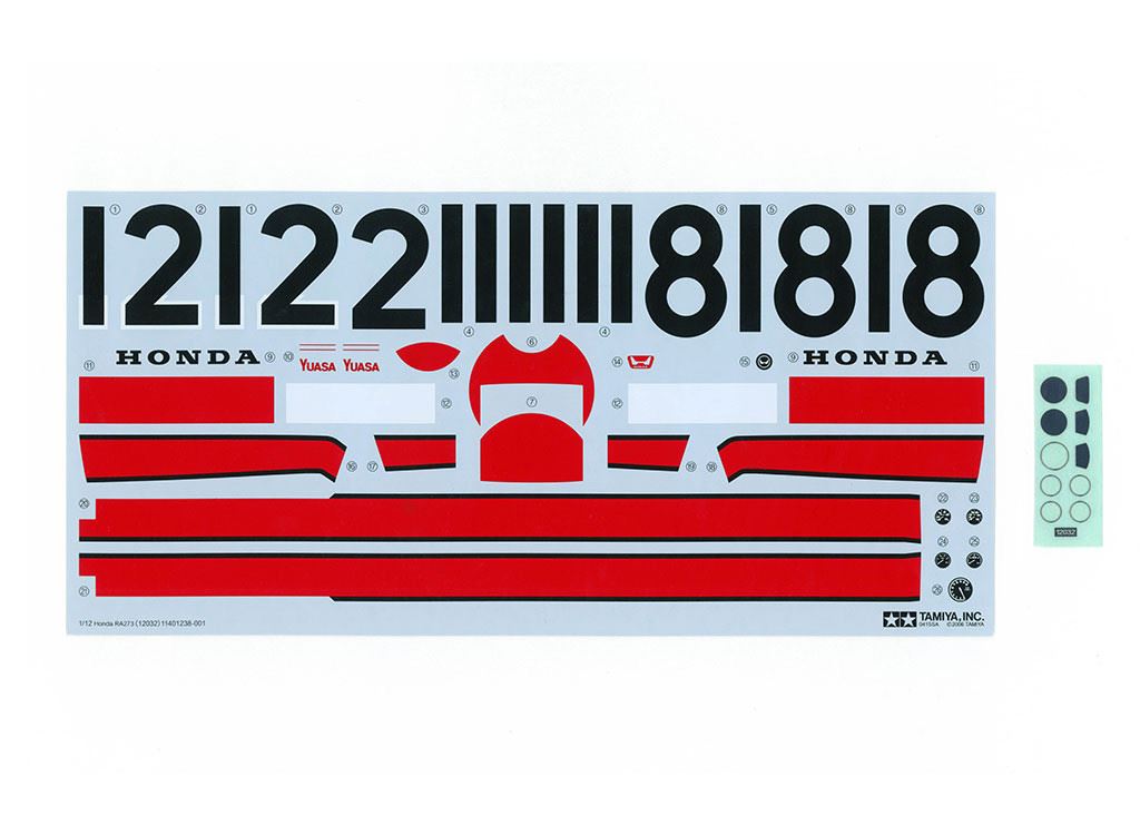 Tamiya Honda Ra273 F1 Car With Photo-Etched Parts