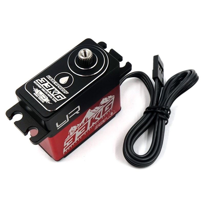 Yeah Racing Aluminium Case IP67 33KG Waterproof Coreless Servo For 1/10 Crawler Red