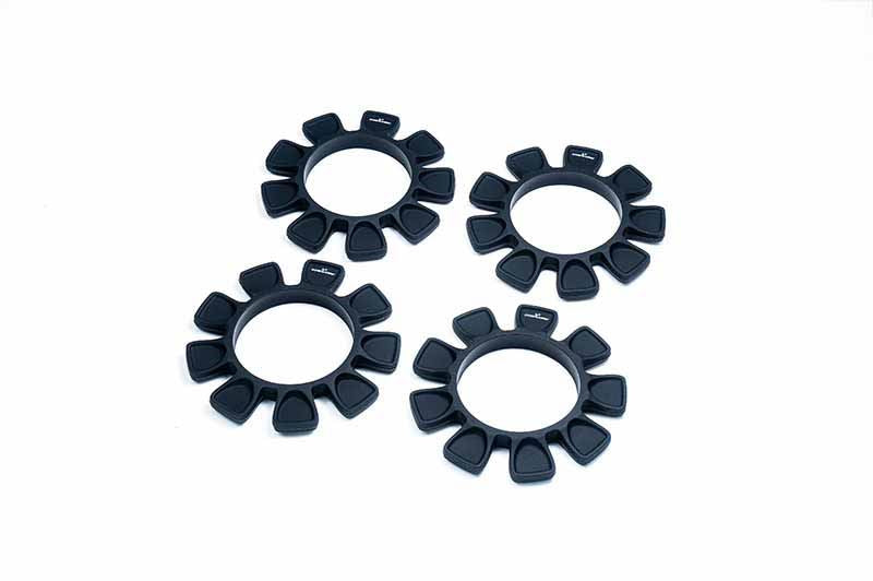 Koswork Rc Silicone Tyre Gluing Bands 1:10 1:8 Black (4)