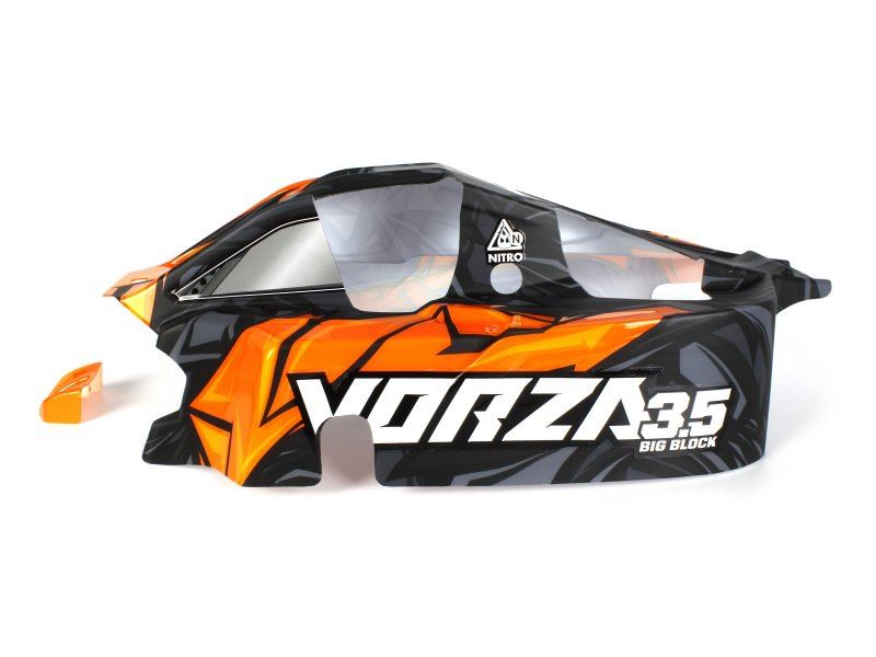 Vorza Vb-2 Nitro Buggy Painted Body (Orange)