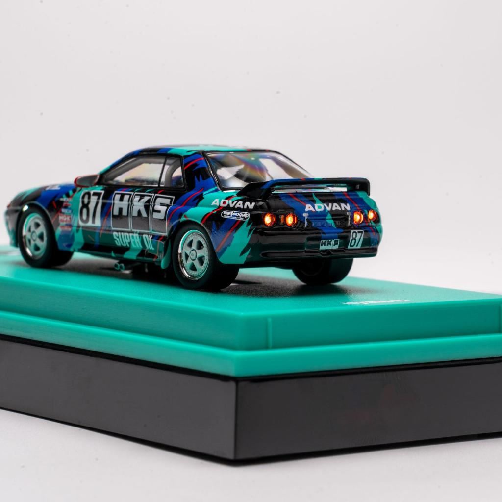 Kyosho Motn Led System 1:64 Minicar Book Nissan Skyline Gt-R Hks #87