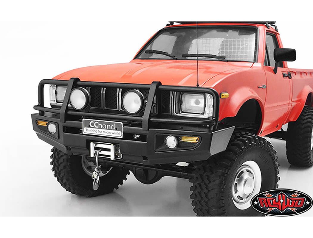 RC4WD TRIFECTA FRONT BUMPER FOR MOJAVE II 2/4 DOOR BODY SET (BLACK)