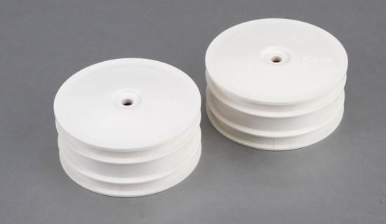 TLR Front Wheel, White (2): 22-4