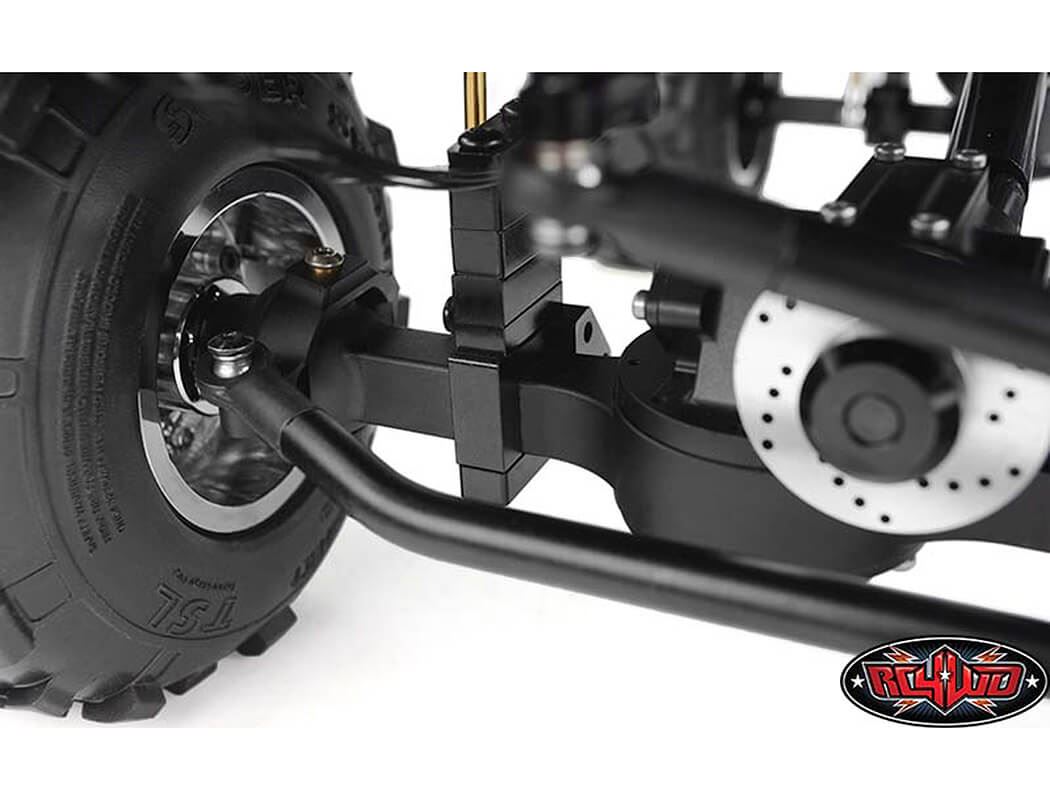 Rc4Wd Link & Leaf Srping Mount Blackwell Machined Axle V2 Fr.
