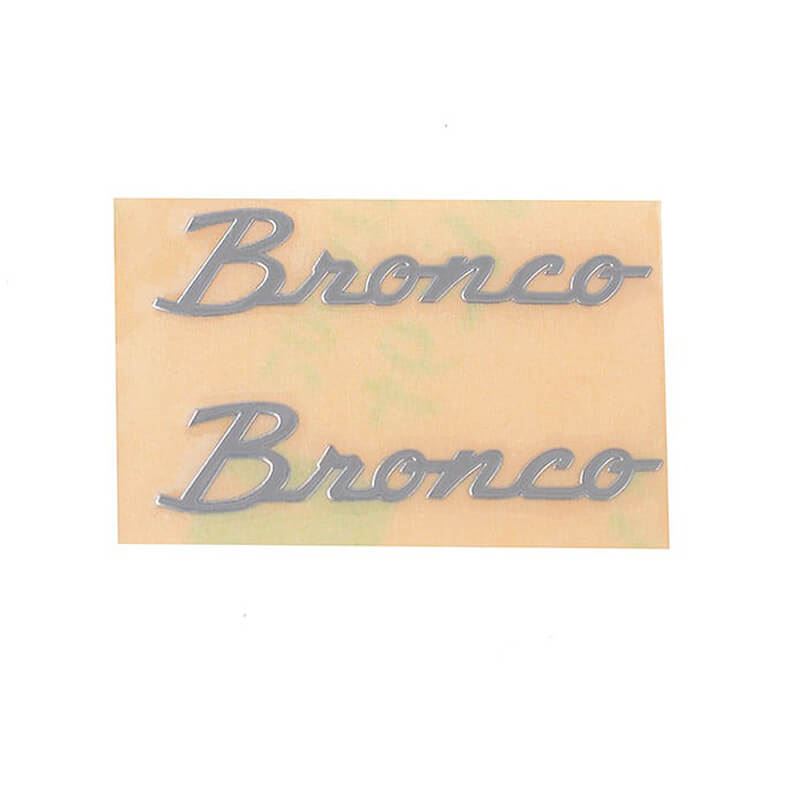 RC4WD BODY DECALS FOR TRAXXAS TRX-4 2021 FORD BRONCO (SILVER)