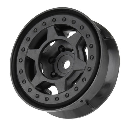 Proline 1/10 Holcomb F/R 1.9In 12mm Crawler Bead-Loc Wheels (2) Black