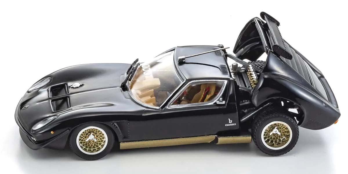 Kyosho 1:43 Lamborghini Miura Svr 1970 Black-Gold