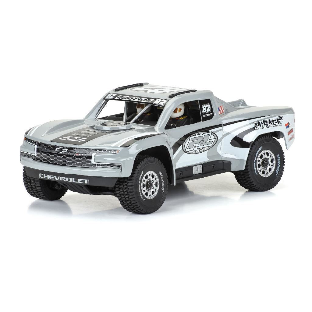 Pro 1/16 Pre-Cut 2019 Chevy Trophy Truck Tough-Color Gray Body: